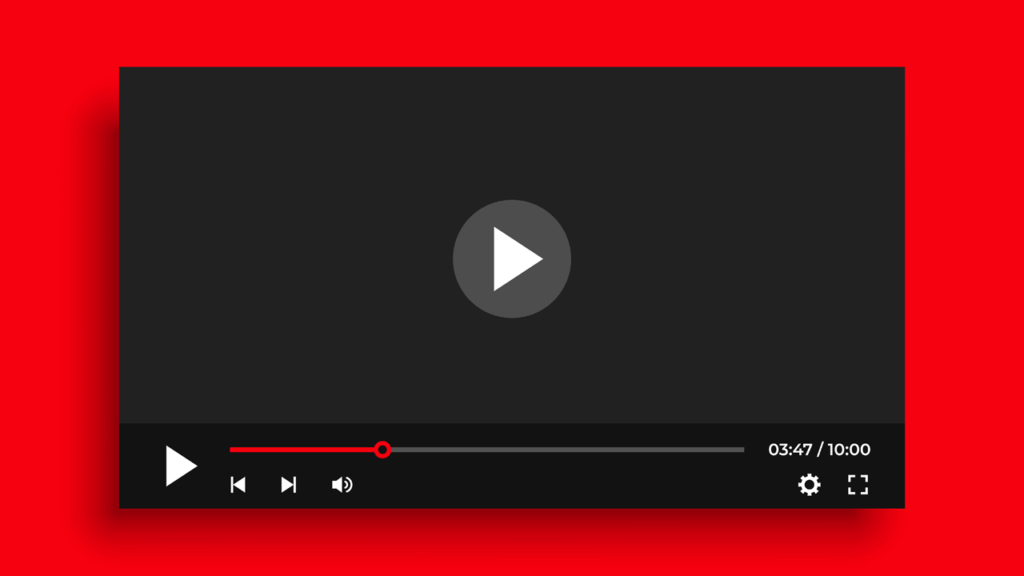 Youtube leeres Video Bild