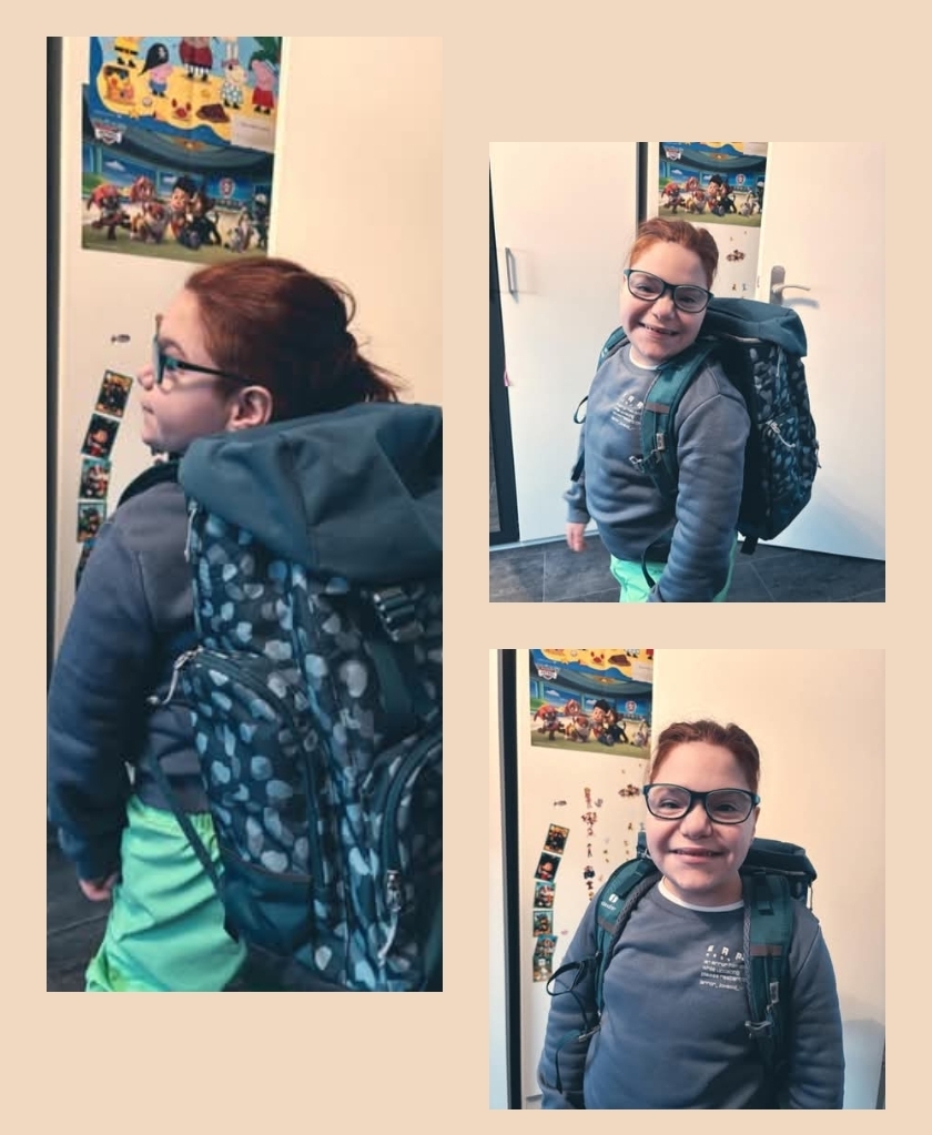 Geritt mit Schulrusack