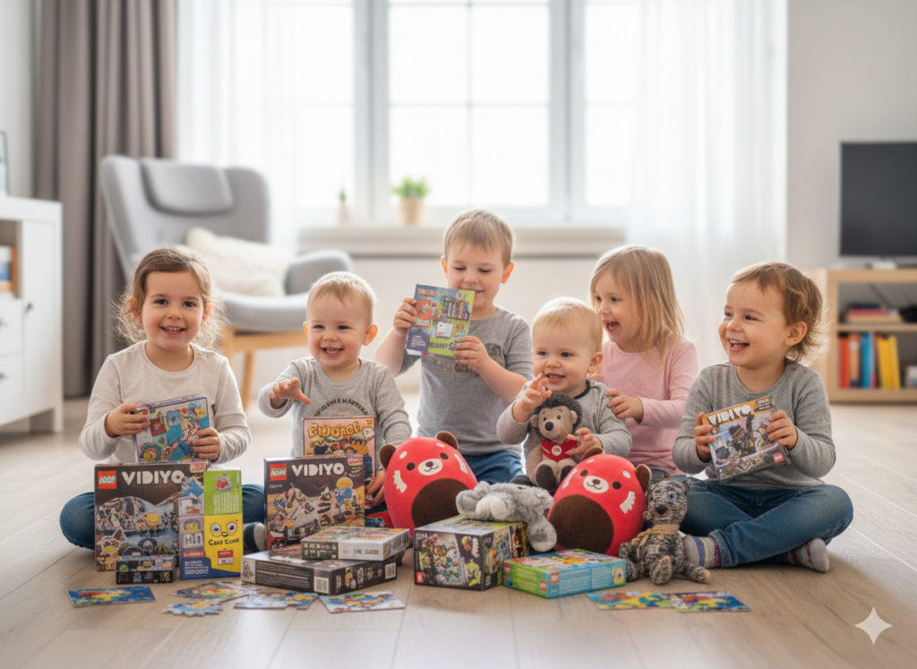 Kleine Auswahl der Spielsachen