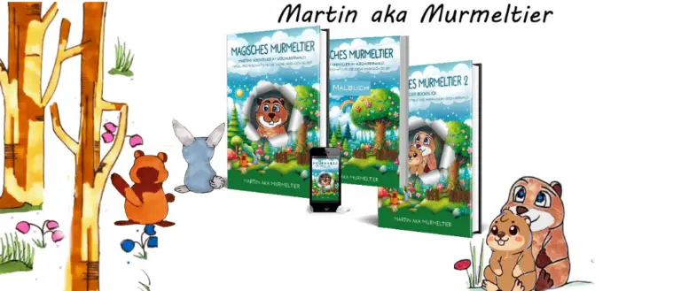 Kinderhilfe Südpfalz und deutschlandweit - Buchautor - Martin aka Murmeltier - Magisches Murmeltier Reihe