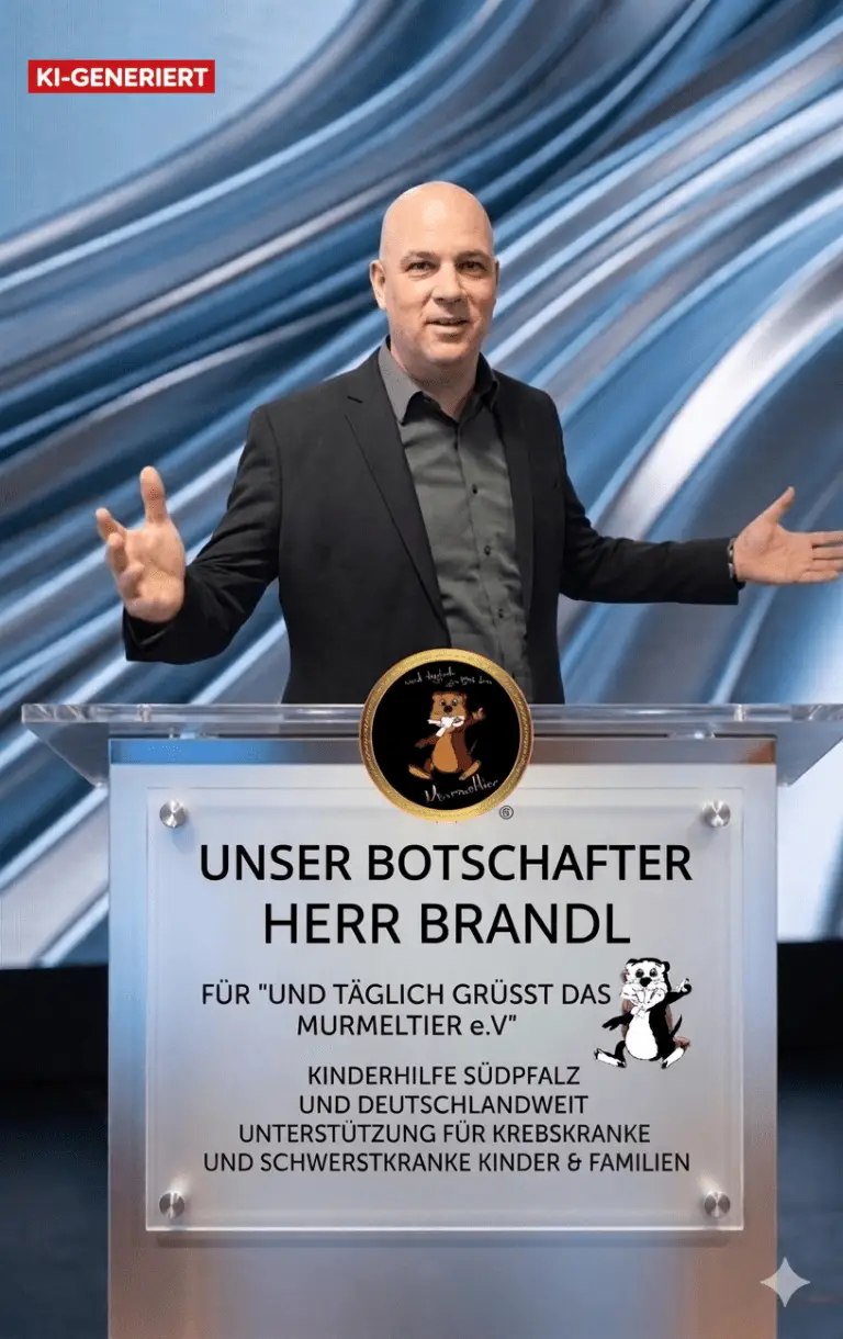 Kinderhilfe Südpfalz – Hilfe für krebskranke Kinder | Murmeltier e.V. - Botschafter Landrat Herr Brandl - Kinderhilfe Südpfalz und deutschlandweit